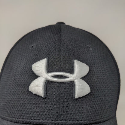 Under Armour Men's Snapback Hat Black Size OSFA Embroidered Logo 100% Polyester