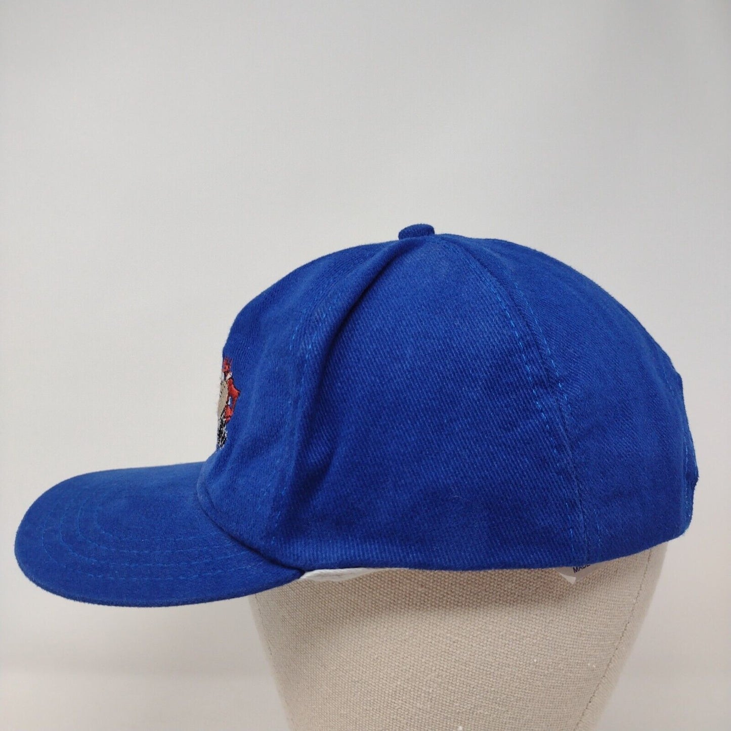 Looney Tunes Stamp Collection Snapback Hat Blue OSFA Adjustable Embroidered
