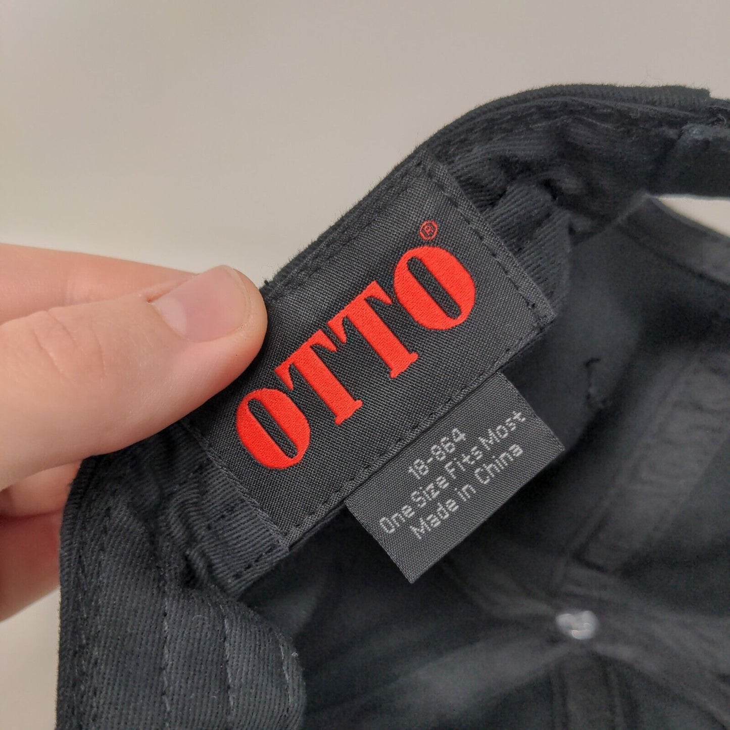 ACHD Committed To Service Strapback Hat Black OSFM Adjustable Otto