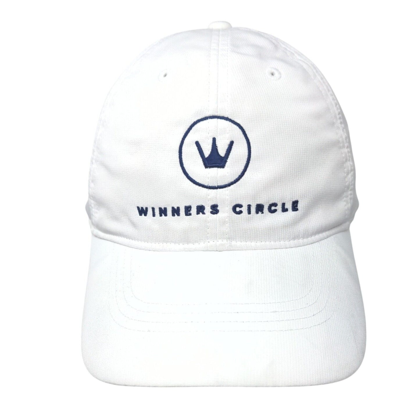 Winners Circle Strapback Hat White M/L Adjustable Nike Club Cap Dri-Fit