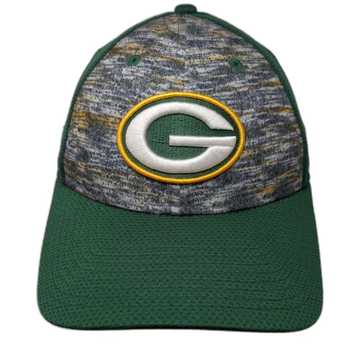 New Era Green Bay Packers NFL Green Gray One Size Cap Hat 9FORTY Strapback Logo
