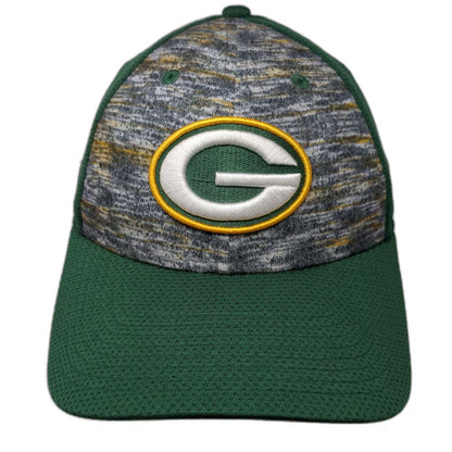 New Era Green Bay Packers NFL Green Gray One Size Cap Hat 9FORTY Strapback Logo