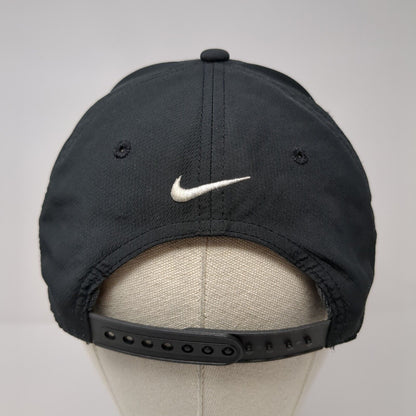 Black Gold Golf Club Snapback Hat Black OSFM Nike Embroidered 6 Panel