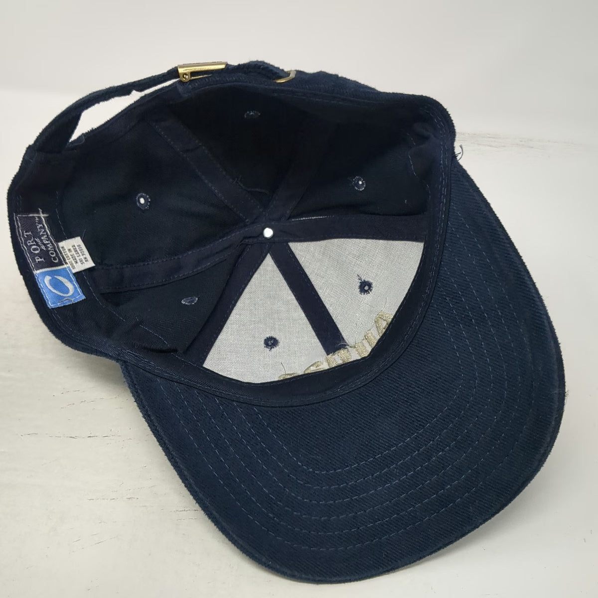 Port & Company Baseball Cap Blue One Size Airgas Logo Slideback Adjustable Hat