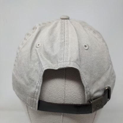 Crab Slideback Hat Gray One Size Embroidered Belted Cow Company 6 Panel