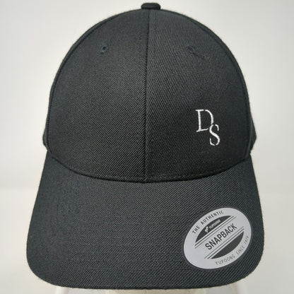 Yupoong Snapback Hat Black OSFM Embroidered DS Dirty Little Secret Acrylic Wool