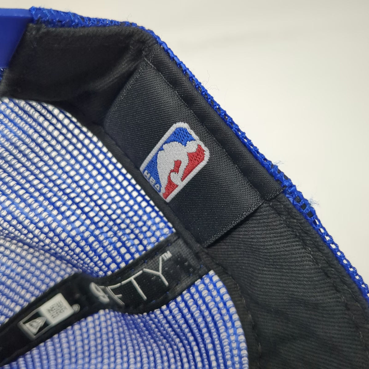New Era NBA Los Angeles Clippers Trucker Hat Blue Red White OSFM Tie-Dye Mesh