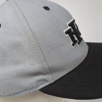 Rocky Fitted Hat Gray 7 3/8 Embroidered 6 Panel Surge PTS 65 Richardson