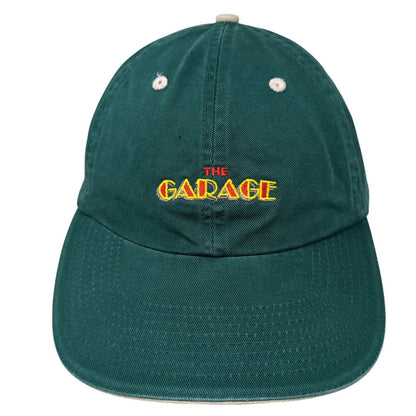 The Garage Be Lucky Slideback Hat Green One Size Embroidered Fahrenheit
