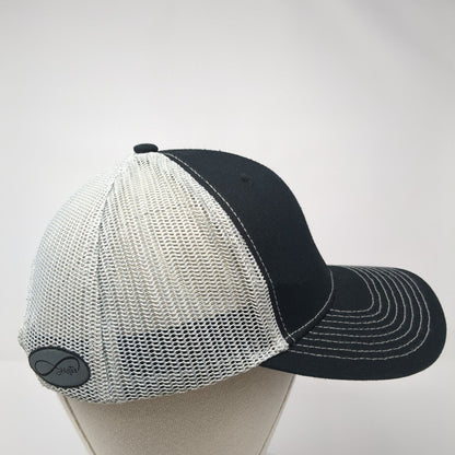 Top of Tamarack Snapback Trucker Hat Black One Size Mesh Back 6 Panel