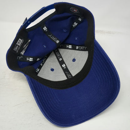 New Era MLB Los Angeles Dodgers Hat Snapback Blue One Size 9FORTY Curved Brim LA
