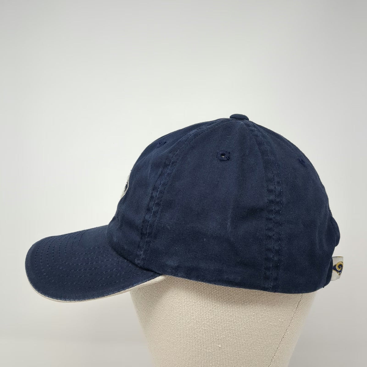 American Needle St. Louis Rams NFL Blue One Size Slideback Patch Cotton Cap Hat