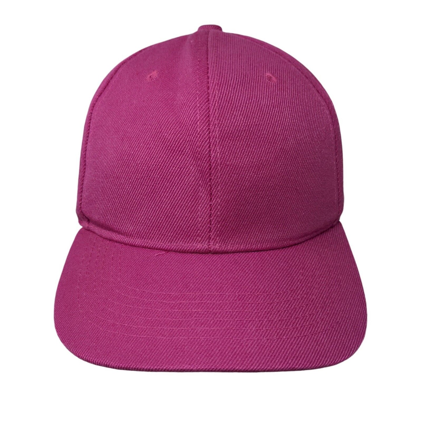 Unbranded Strapback Hat Pink One Size Blank Solid Adjustable 6 Panel