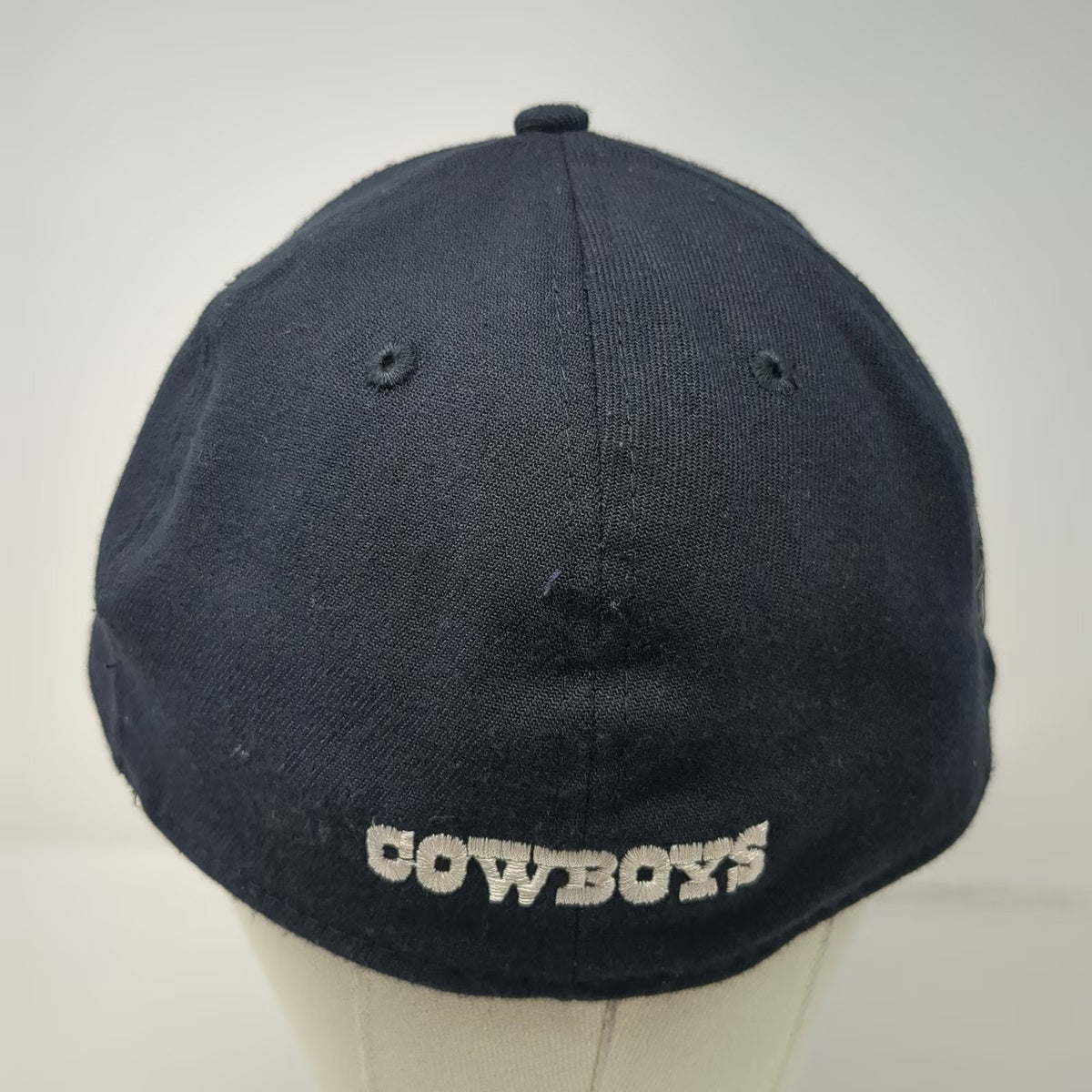 Dallas Cowboys NFL New Era Blue Cap XL Playoffs Patch 39THIRTY Stretch Fit Hat
