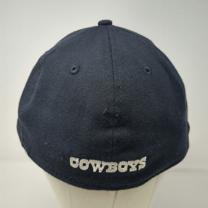 Dallas Cowboys NFL New Era Blue Cap XL Playoffs Patch 39THIRTY Stretch Fit Hat