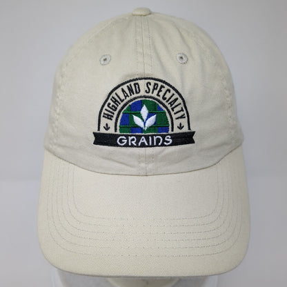 Highland Specialty Grains Slideback Hat Tan OS Adjustable Port Authority Cotton