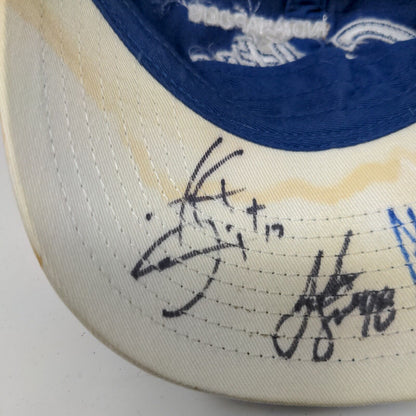 Reebok Team Apparel NFL Men's Indianapolis Colts Hat Blue OSFA 4 Autographs