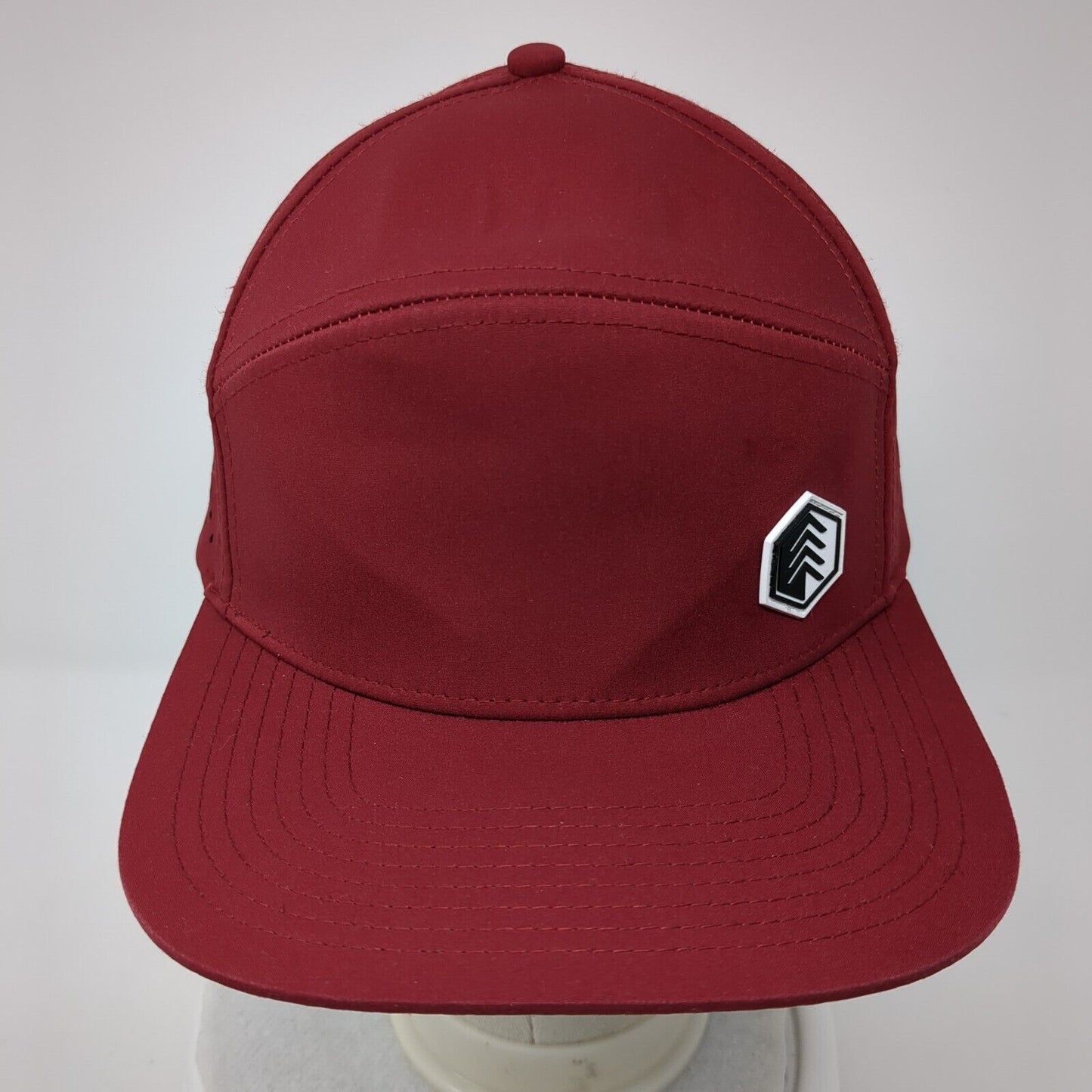 tmrk Snapback Hat Red One Size Adjustable Breathable Lightweight Durable