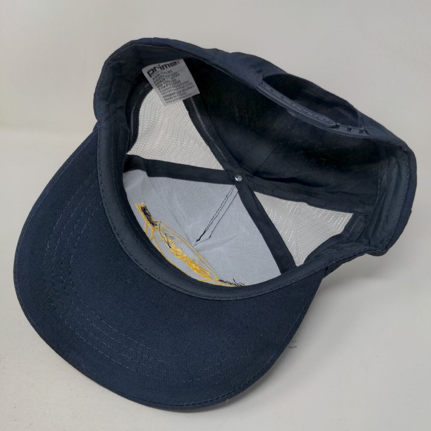 Spinx Run Fest 1972-2022 Snapback Hat Blue One Size Emroidered Mesh Prime Line