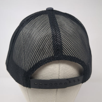 Idaho Snapback Trucker Hat Gray One Size Adjustable Mesh Back Outdoor Cap