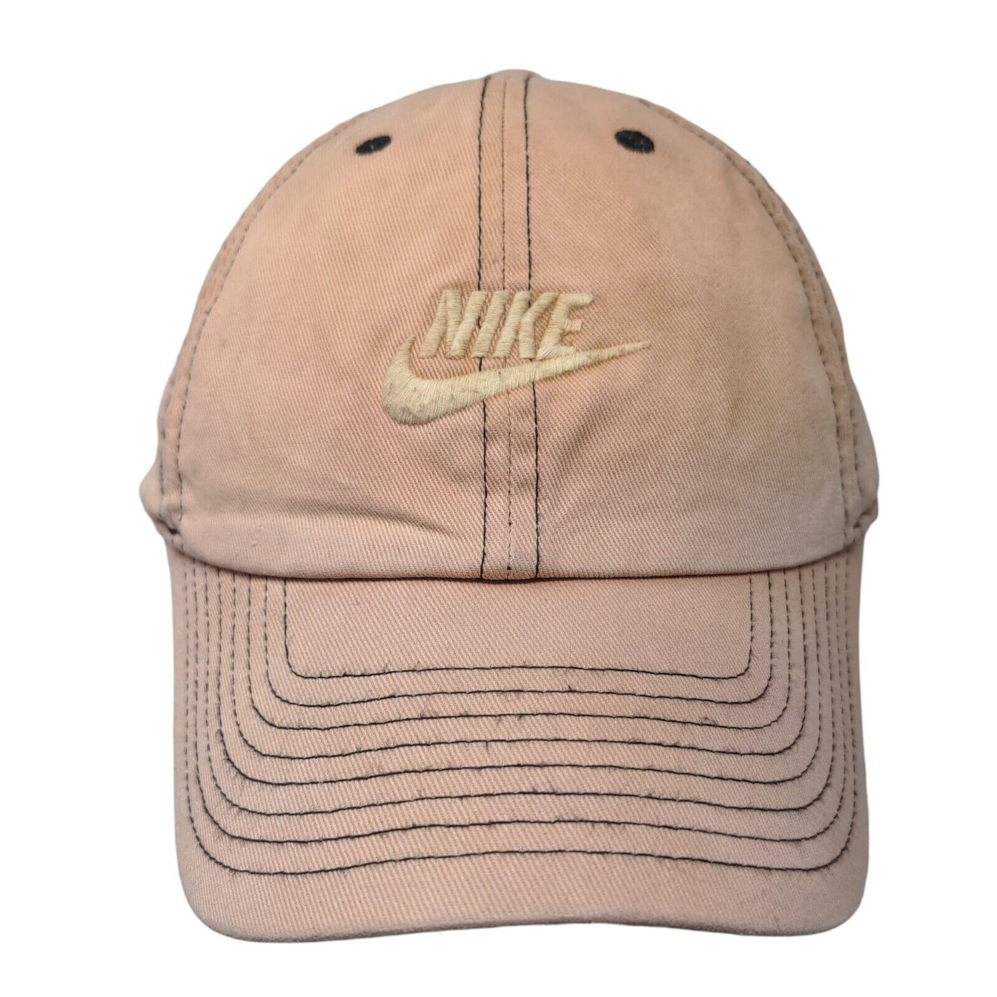 Nike Swoosh Slideback Hat Pink One Size Embroidered 6 Panel Heritage 86