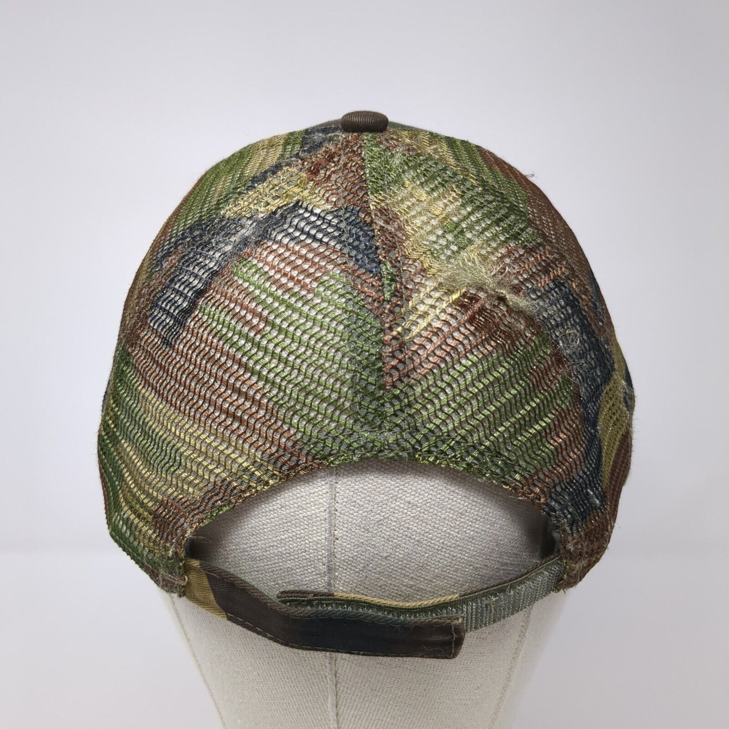 The Original Twisted Tea Hard Iced Tea Strapback Trucker Hat Camouflage OS Mesh