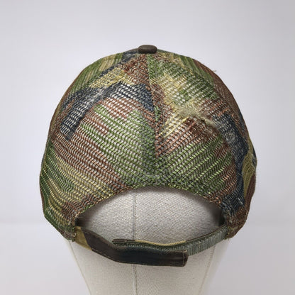 The Original Twisted Tea Hard Iced Tea Strapback Trucker Hat Camouflage OS Mesh