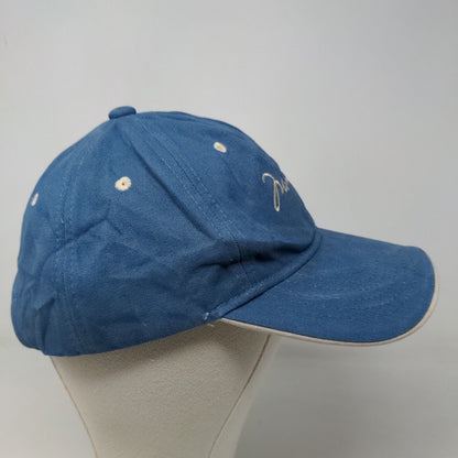 Montage Men's Slideback Hat Blue Embroidered Logo Laguna Beach 100% Cotton