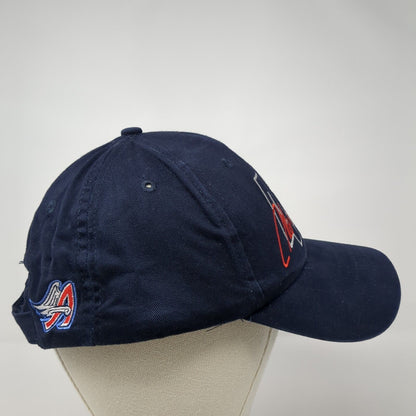 Mo Vaughn 42 Strapback Hat Blue One Size Embroidered Anaheim Angels