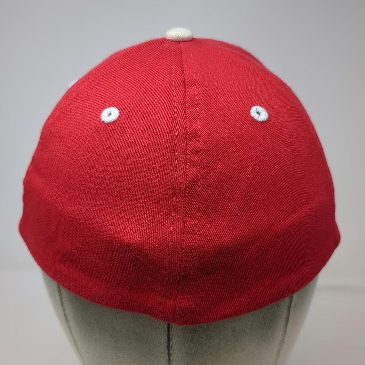 In-N-Out Burger Baseball Cap Red L Flexfit Embroidered Logo White Eyelets Hat