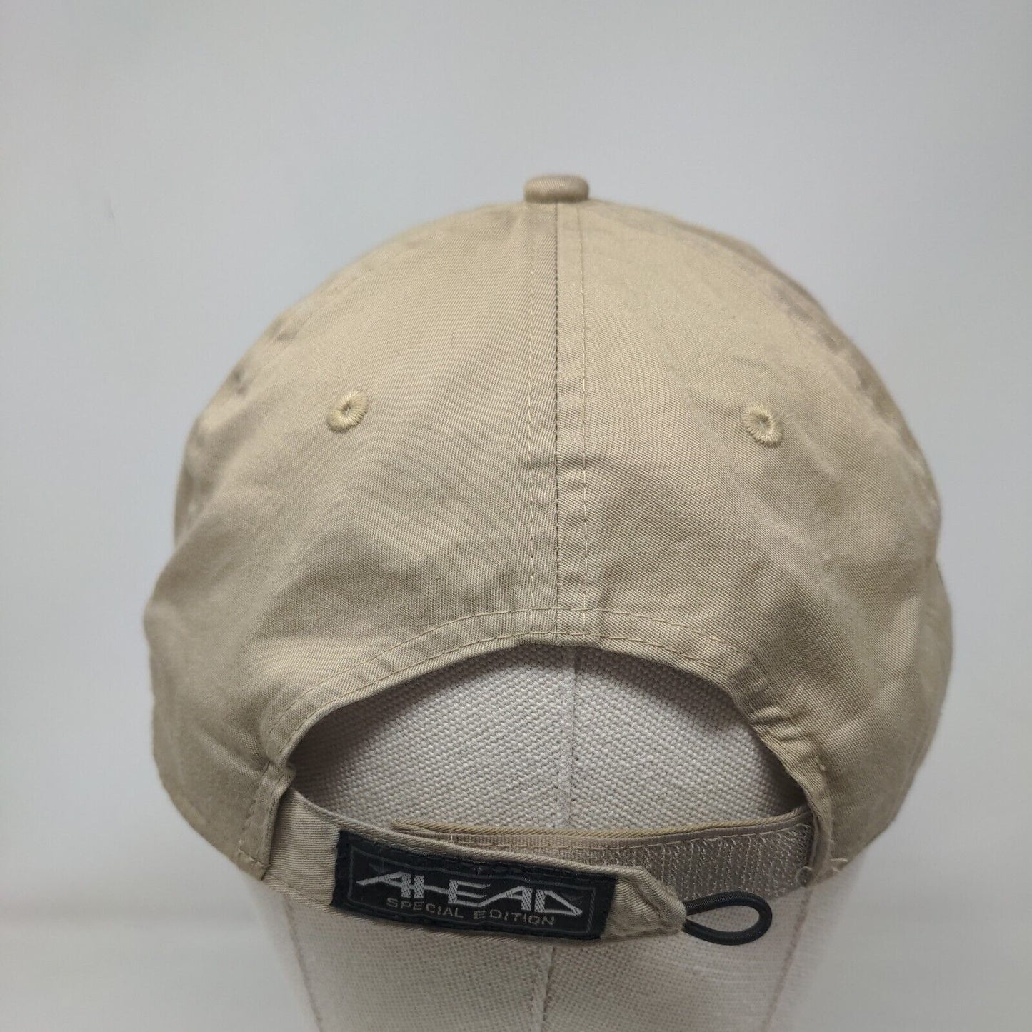 Arnold Palmer Invitational Bay Hill Strapback Hat Tan One Size Classic Fit Ahead