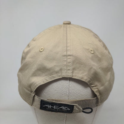 Arnold Palmer Invitational Bay Hill Strapback Hat Tan One Size Classic Fit Ahead