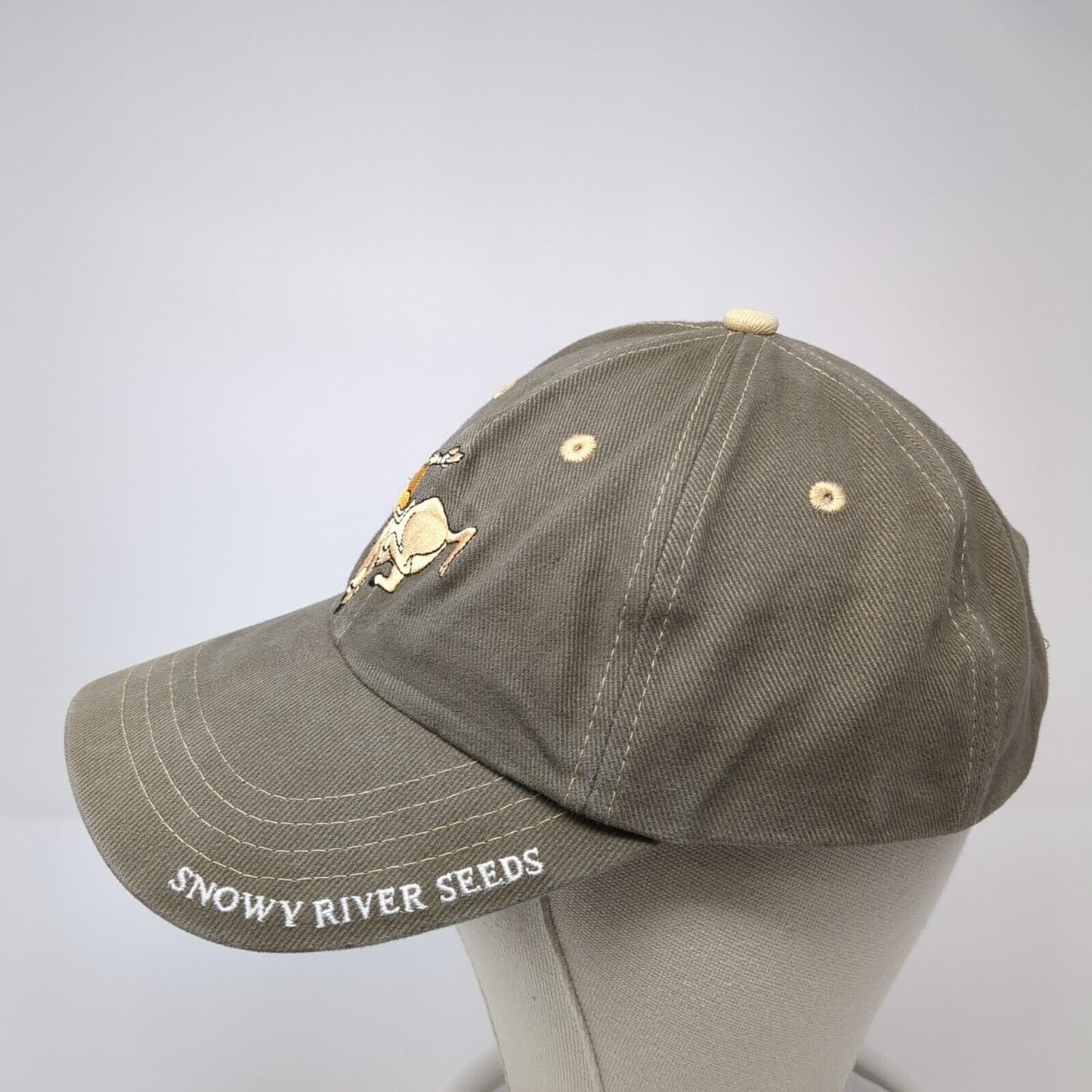 Cowboy Snowy River Seeds Slideback Hat Brown One Size Solid Adjustable