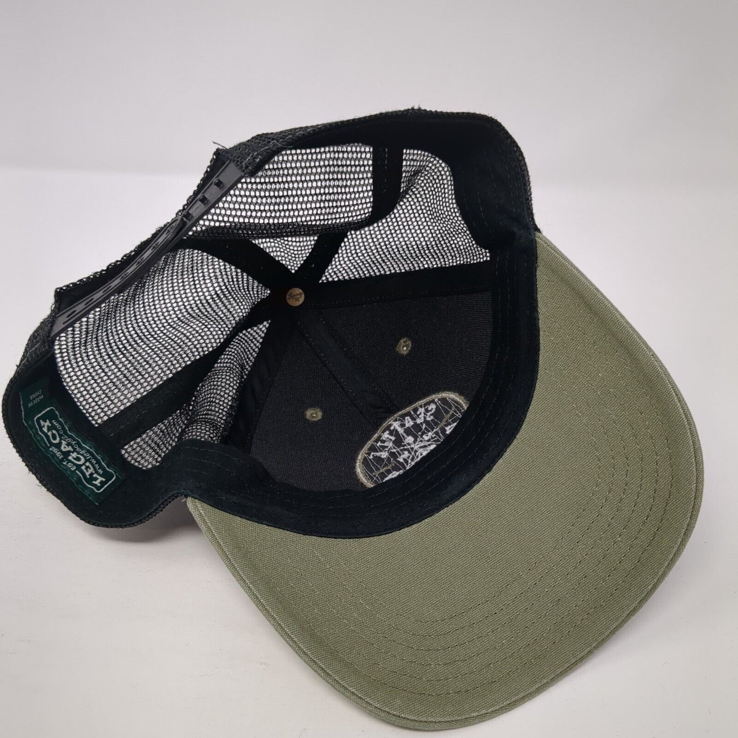 Seattle Washington Snapback Mesh Back Trucker Hat Brown One Size Legacy