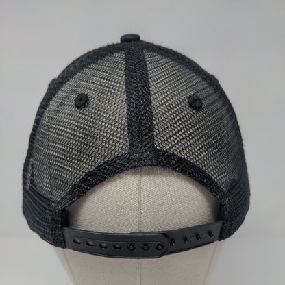 Drink Up Beer Run Patch Snapback Trucker Hat Black OSFM Mesh Back