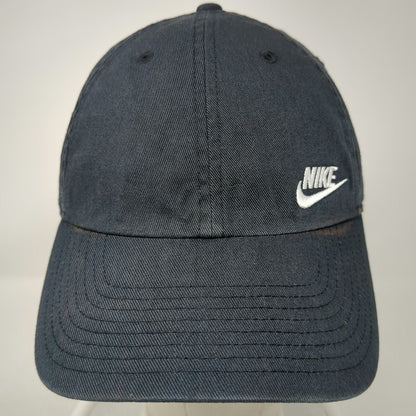 Nike Baseball Cap Blue One Size Adjustable Heritage86 Cotton Slideback Logo Hat