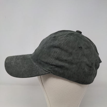 Unbranded Men's Slideback Hat Gray Adjustable Blank 100% Cotton