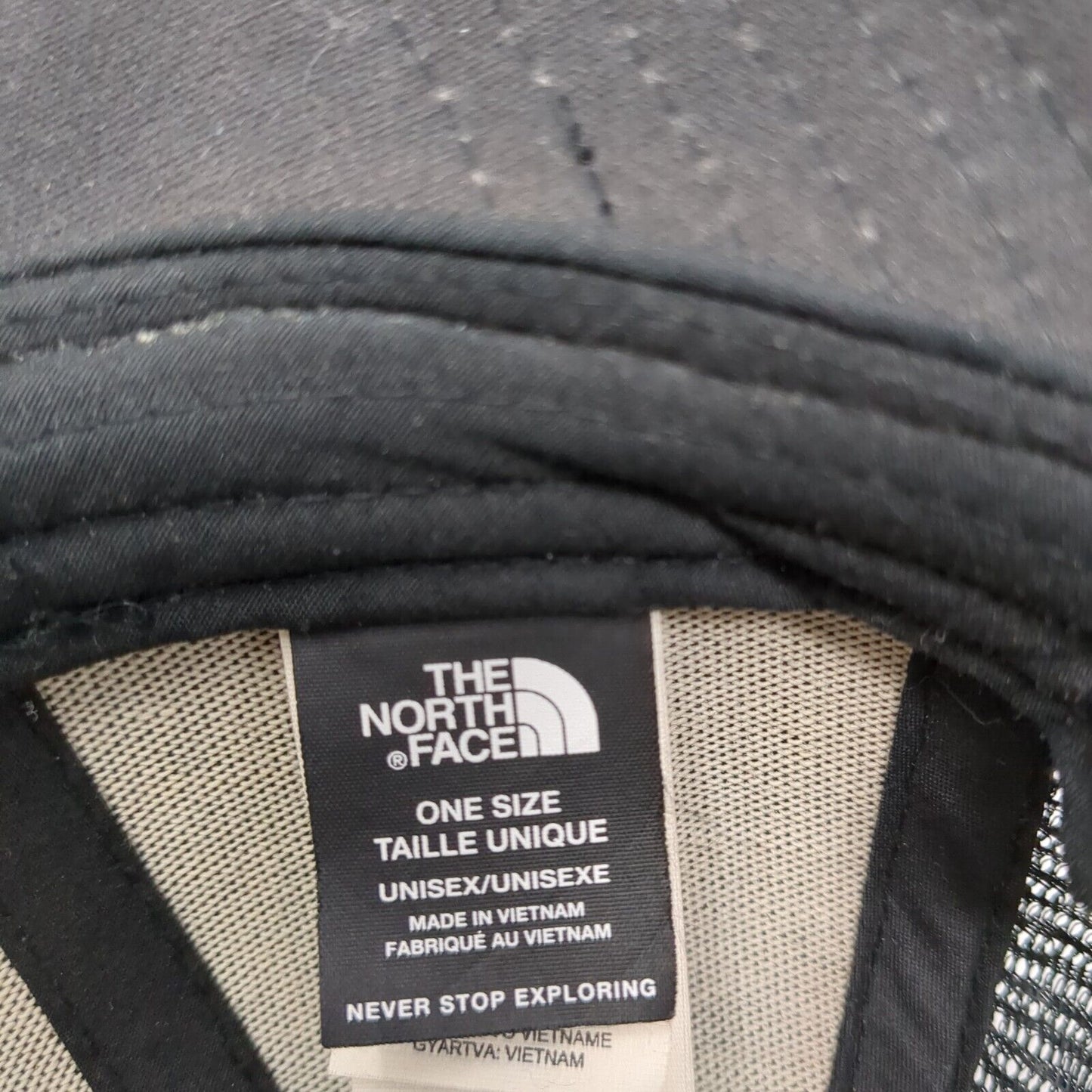 The North Face Bear Snapback Trucker Hat Brown One Size Mesh Back