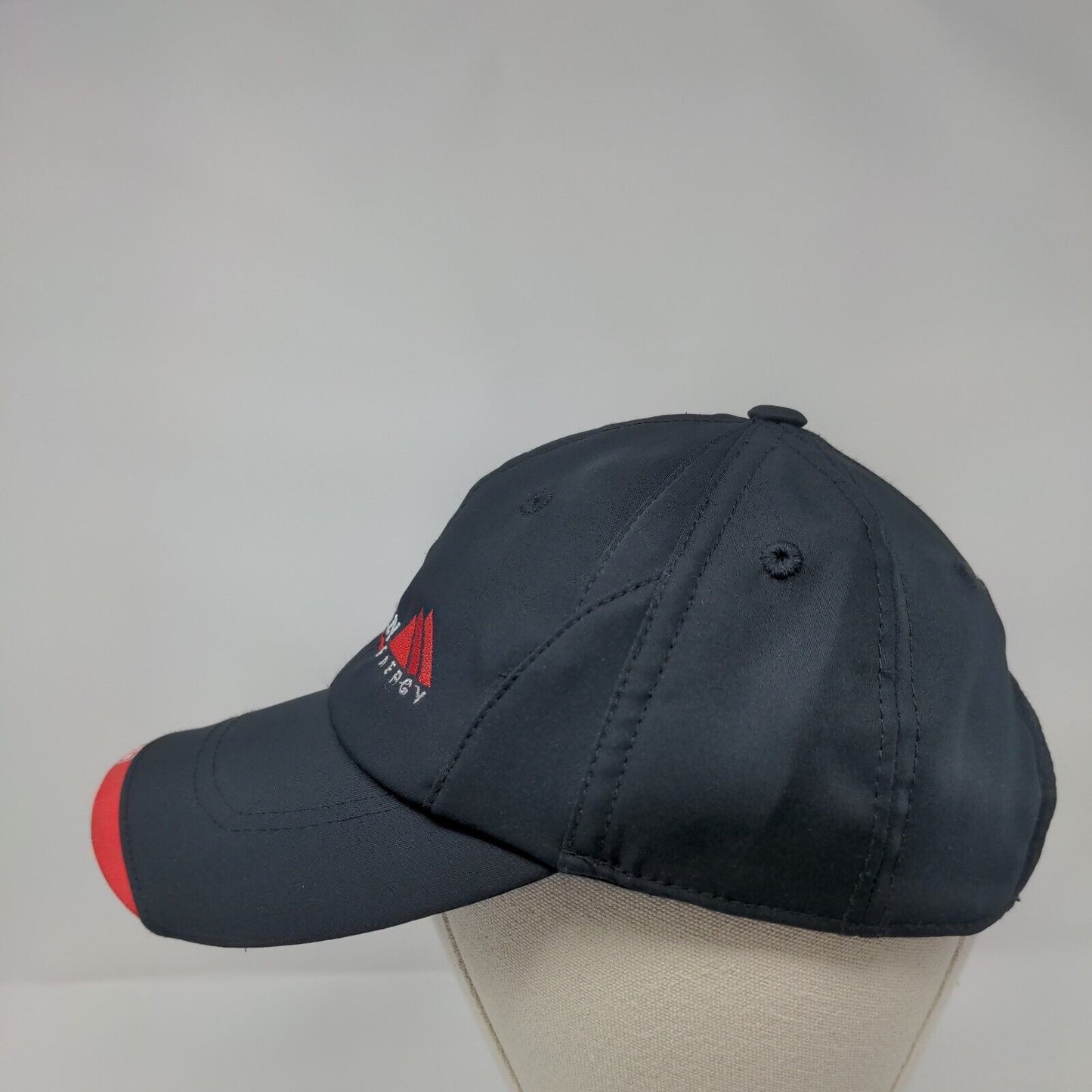 Lower Valley Energy Slideback Hat Black One Size Adjustable Embroidered Ogio