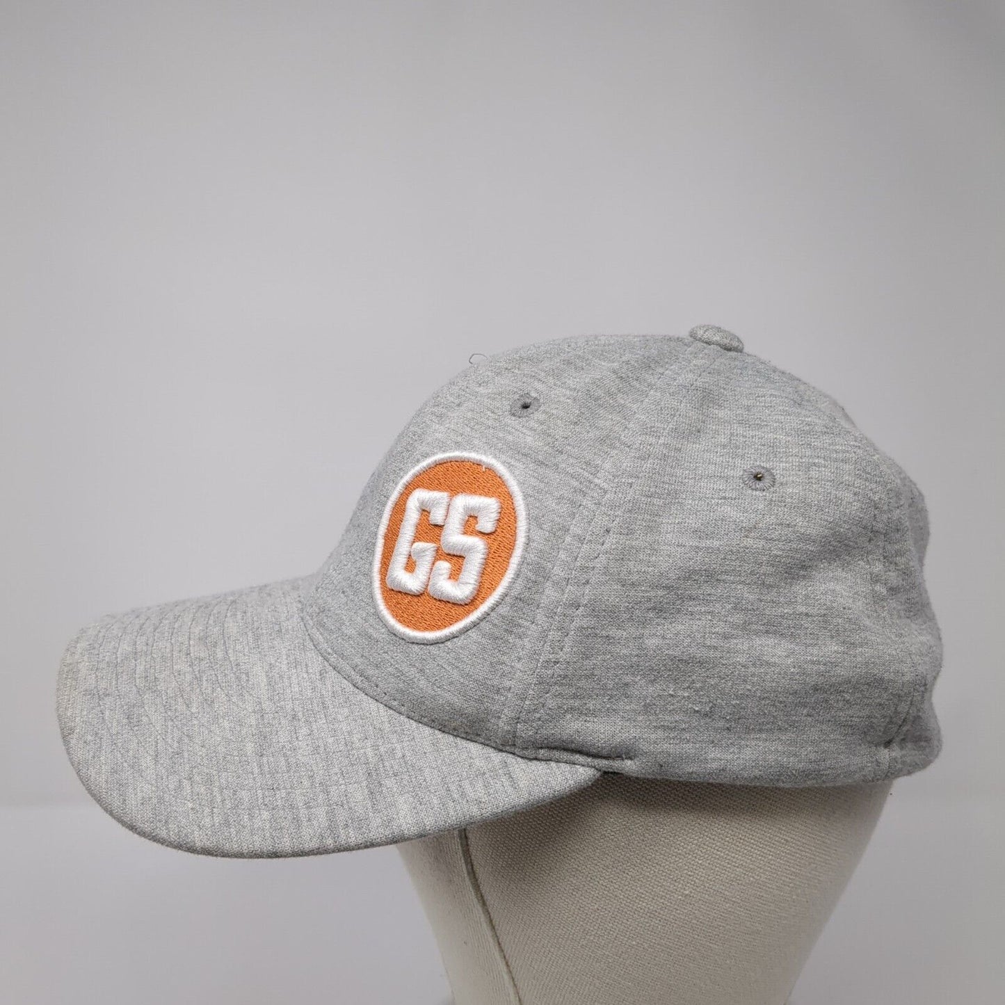 GS The Grower Station Fitted Hat Gray L/XL Embroidered 6 Panel Flexfit Yupoong