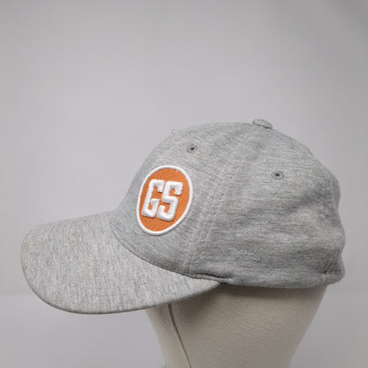 GS The Grower Station Fitted Hat Gray L/XL Embroidered 6 Panel Flexfit Yupoong