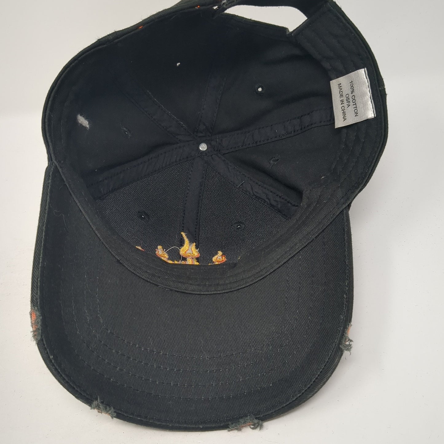 Budweiser Strapback Hat Black One Size Embroidered Adjustable 6 Panel
