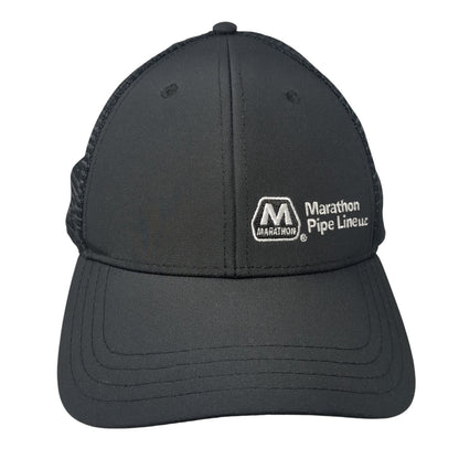 Marathon Pipe Line LLC Snapback Trucker Hat Black One Size Mesh Back
