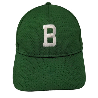 Augusta Sportswear Men's Strapback Hat Green Mesh Size Adult Embroidered B Logo