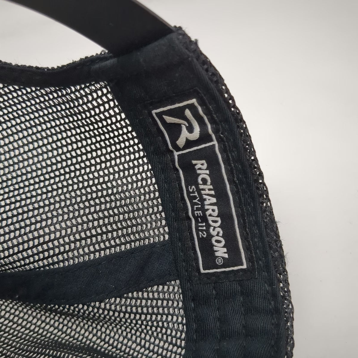 Richardson Trucker Hat Gray One Size Mesh Back Snapback SGW Designworks Leather