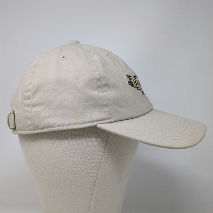 Newhattan Baseball Cap Beige One Size Hawaii Hula Girl Embroidered Strapback Hat