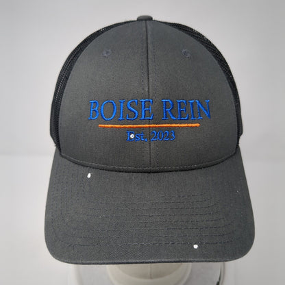 Boise Rein Est. 2023 Snapback Trucker Hat Gray M/L Mesh Back Richardson