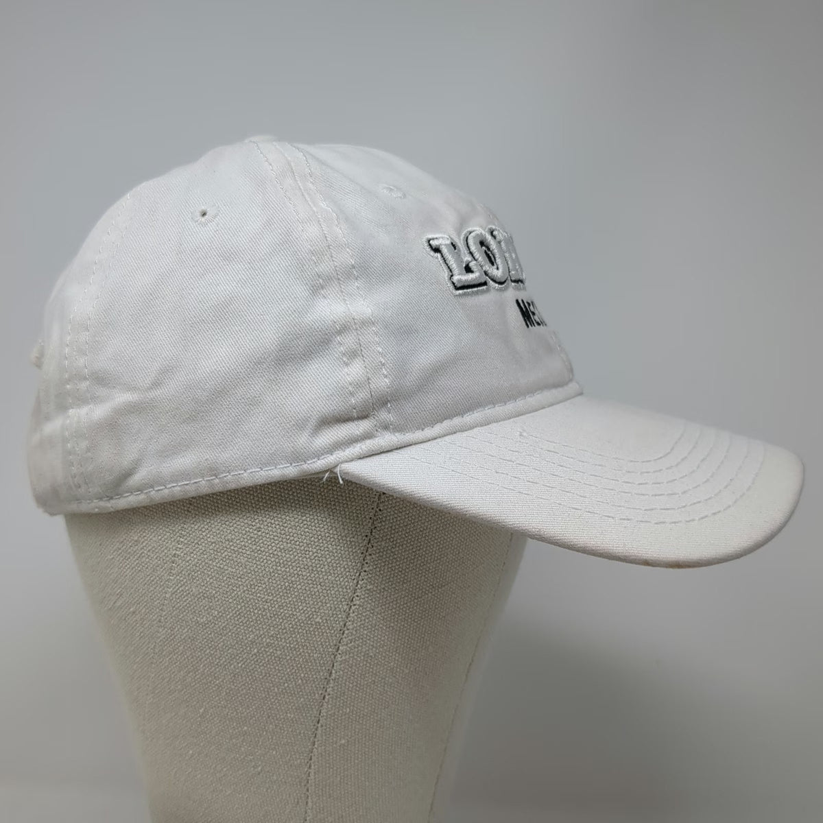 Invasion Loreto Mexico Embroidery White Baseball Cap Hat One Size Slideback