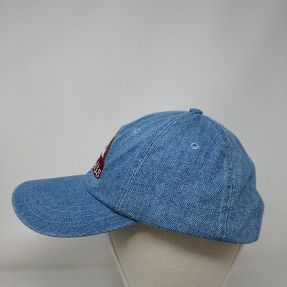 Chef Bruce Aidells Slideback Hat Blue One Size Embroidered Denim Nissin Cap