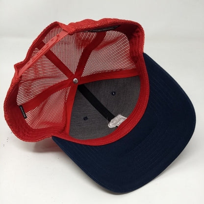 Richardson Snapback Trucker Hat Multi OSFA Embroidered Logo Mesh Back